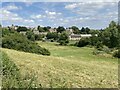 The village of Sherston from the west