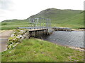 NM8154 : Loch Uisge Dam by Richard Webb