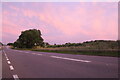 Sunset over Watling Street, Lutterworth