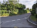 Road and signpost at Babcary