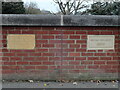 Two Bridge Markers on Sedgeberrow Bridge, B4078 Cheltenham Road