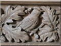 NS1059 : Bute - Mount Stuart - Carved wood panel by Rob Farrow
