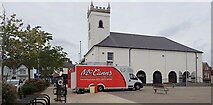 J3436 : McCann's mobile fish and chips shop in the Upper Square, Castlewellan by Eric Jones