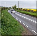 Bend in the A4137 in rural Herefordshire