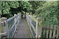 Footbridge into the churchyard