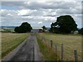 Farm road to Gair Shield Farm