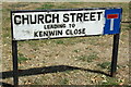 Church Street sign