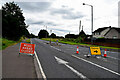 Killyclogher Road - closed and diversion signs