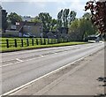 SO8312 : Main road through Brookthorpe, Gloucestershire by Jaggery