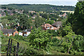 SO8383 : View over Kinver from the middle level of Holy Austin Rock Houses by David Martin