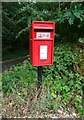 Elizabeth II postbox on Spratts Lane, Addlestone