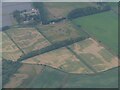 Cropmarks on fields NW of Lakenheath: aerial 2022 (1)