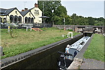 SO8483 : Kinver Lock, overlooked by The Vine by David Martin