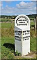 Milepost on the A635