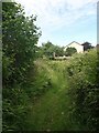 Public footpath to a hillside at Cefn Cribwr