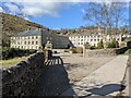 The impressive buildings of Cressbrook Mill