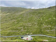 NY4008 : Red Pit car park on Kirkstone Pass by Philip Jeffrey