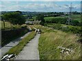 Bradford West Footpath 90 on the driveway to Fiddler