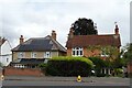 Houses on the A4158