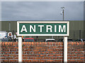 J1586 : Station sign, Antrim by Rossographer