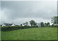 Houses on Milltown Road seen from a Derry train