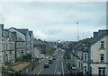 Galgorm Road, Ballymena seen from a train