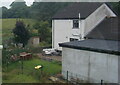 Last house on Markstown Close, seen from a train