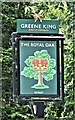 Sign for the Royal Oak, Yateley