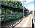 Pedestrian access ramps at Tir-Phil railway station