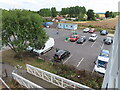 Darrington services car park and West Park Drive