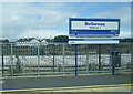 Bellarena Platform 1 seen from a Derry train