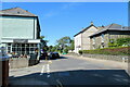 Parciau Terrace junction with the A497 Criccieth