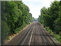 Railway towards London