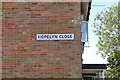 Hopelyn Close street sign