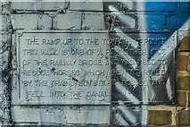 TQ2883 : Plaque, Regent's Canal by Ian Capper