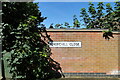 Churchill Close street sign, Lowestoft