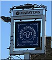 Sign for the Three Horseshoes, Shepperton