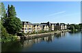 Flats beside the River Thames