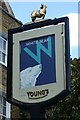 Sign for the White Bear