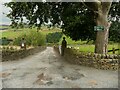 Footpath 110/2 on the driveway to Lower Hey House, Barkisland