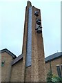 The bell tower of St Mary