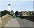 NY9864 : Bus on the bridge by Robert Graham