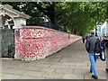 TQ3079 : Approaching the National Covid Memorial Wall, Albert Embankment, London by Robin Stott