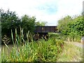 Disused railway bridge over the Stratford-upon-Avon Canal