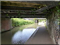 Currently used railway bridge beyond disused bridge, Stratford-upon-Avon Canal 