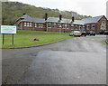 Into the Llangatwg Community School site, Cadoxton-juxta-Neath