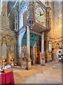 NZ2742 : Durham Cathedral Clock by David Dixon