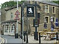 Sign for the White Bear, Barrowford