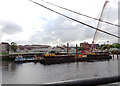 Govan Pier and The River Clyde seen from The Tall Ship Glenlee, Glasgow