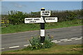 Direction Sign ? Signpost beside the B1203 in Binbrook